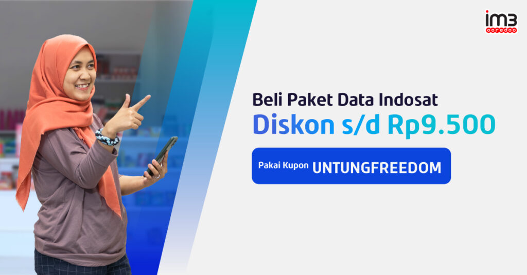 Indosat Freedom Pilihan di Fazz Agen Ada Potongan s.d Rp9.500! 