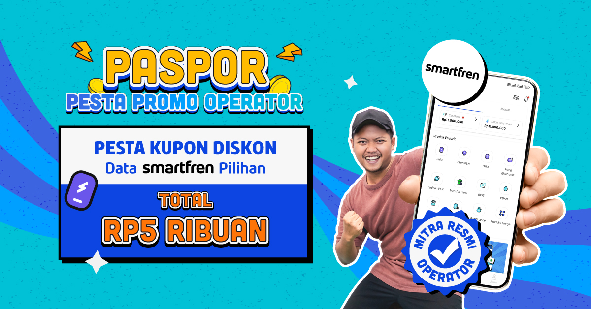 Pesta Promo Operator smartfren di Fazz Agen, TOTAL DISKON 5 RB-AN!