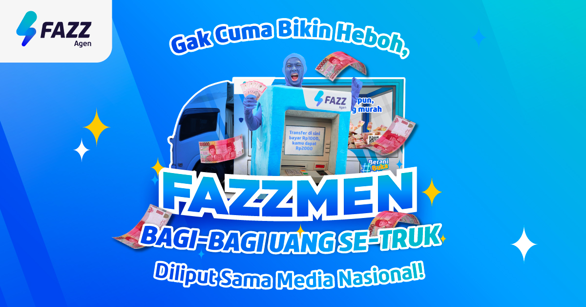 Bikin Heboh Warga, FAZZMEN BAGI-BAGI UANG SE-TRUK Diliput Media Nasional!