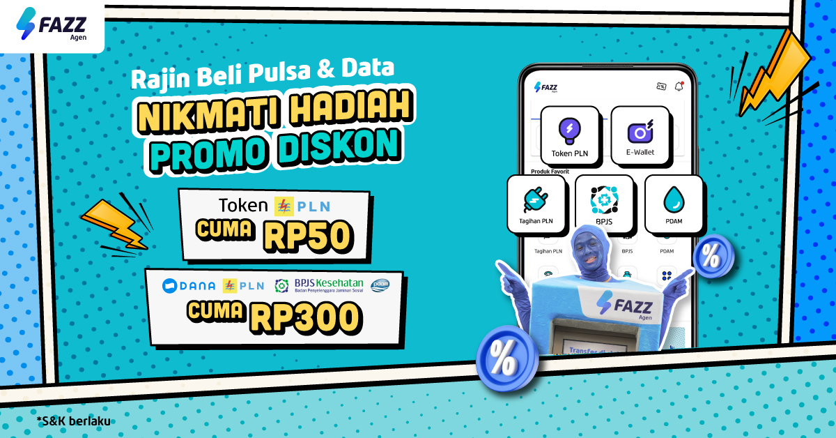 Rajin Beli Pulsa Data di Fazz Agen, Nikmati Hadiah