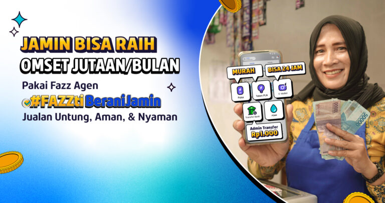 Jualan Pulsa, PPOB, Transfer Bank Pakai Fazz Agen #FAZZtiBeraniJamin Bisa Raih Omset JutaanBulan - Website