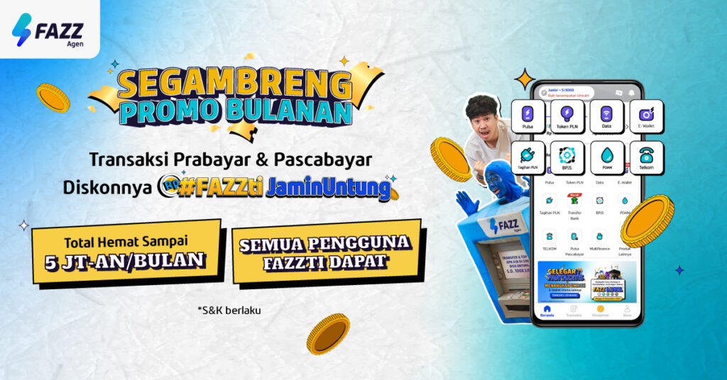 Fazz Agen - Promo PPOB Segambreng Promo Bulanan Blog