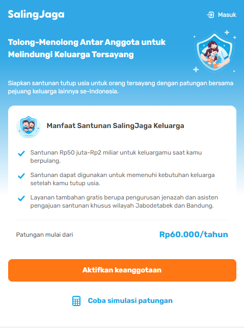 Fazz Agen - Cara Daftar Perlindungan Jiwa Fazz Jaga Keluarga 1