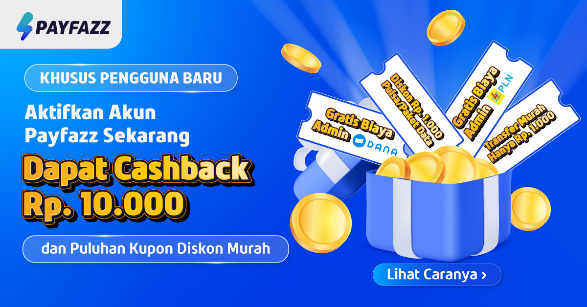 Misi Fazzti Untung Payfazz: Cashback Rp10.000 dan Puluhan Kupon Promo