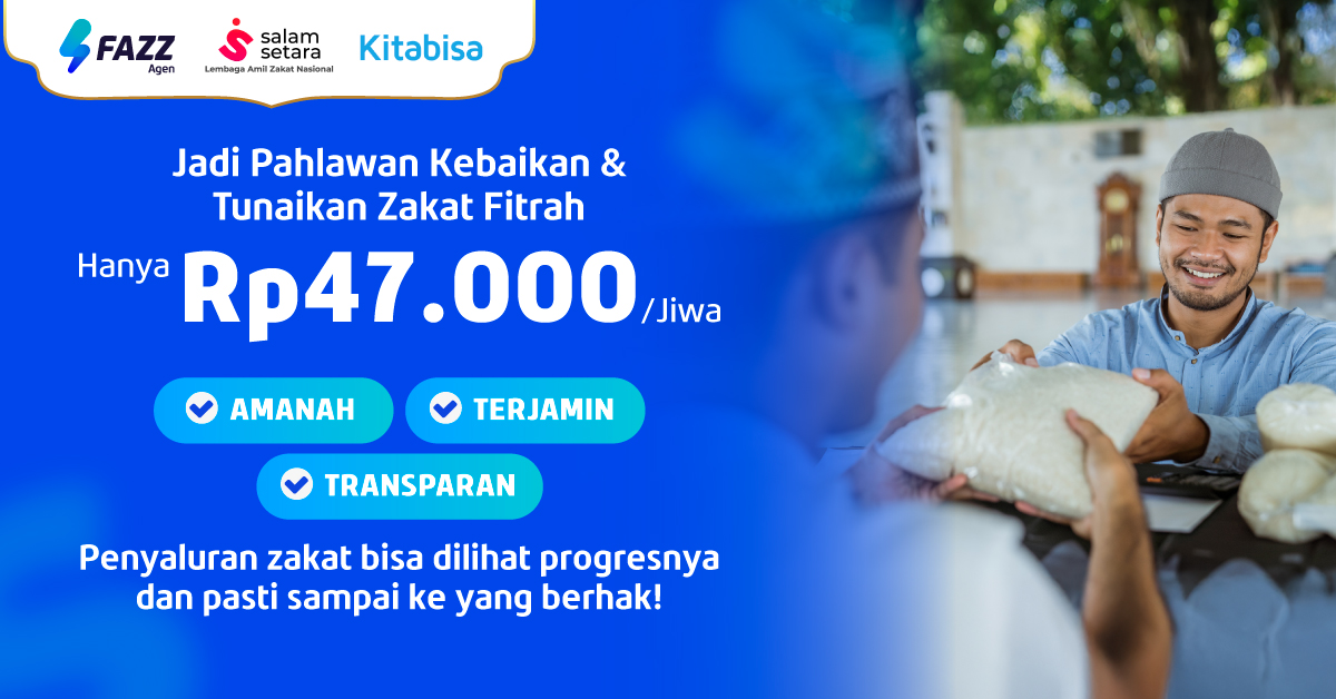 Bayar Zakat Fitrah Mudah, Berkah & Amanah di Fazz Agen