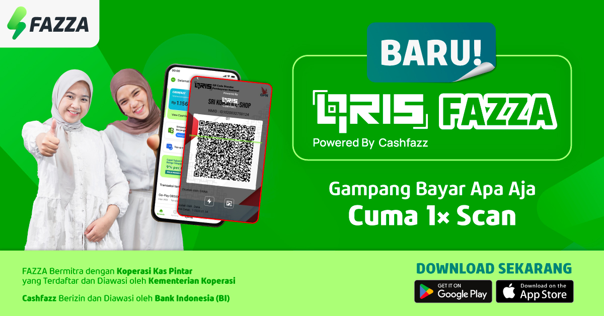 Bayar Apa Aja Makin Praktis, Kini FAZZA Bisa Scan QRIS