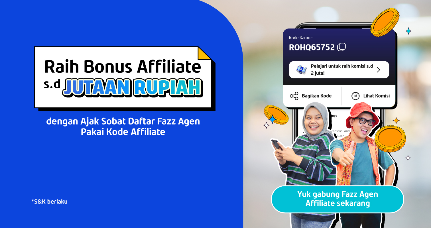 Gabung Program Fazz Agen Affiliate, Raih komisi hingga JUTAAN per Bulan - Website