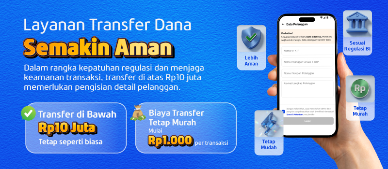 Layanan Transfer Dana Semakin Aman