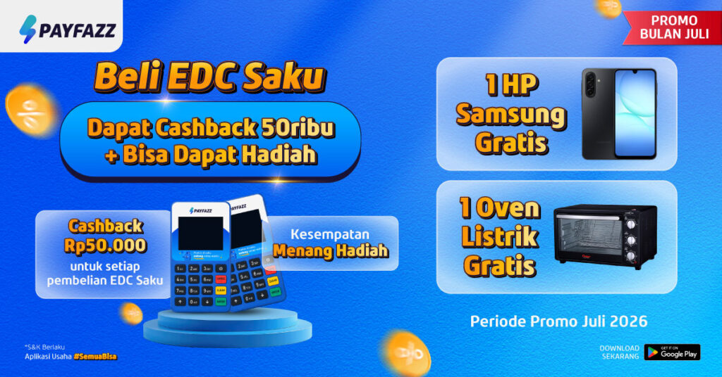 Tambah Penghasilan dari Transaksi Harian dengan EDC Saku Payfazz