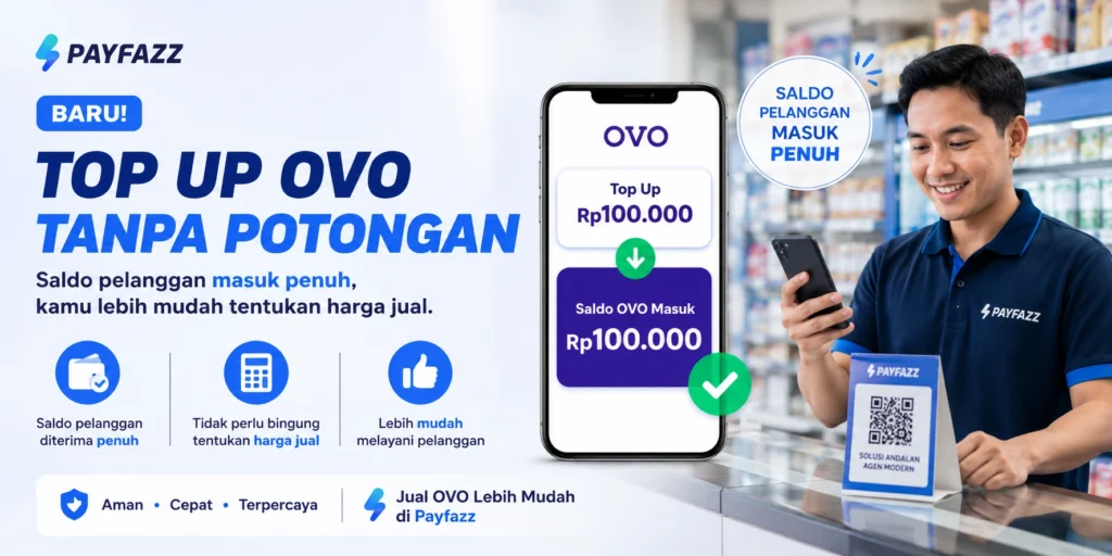 Top Up OVO Kini Tanpa Potongan, Saldo Pelanggan Masuk Penuh