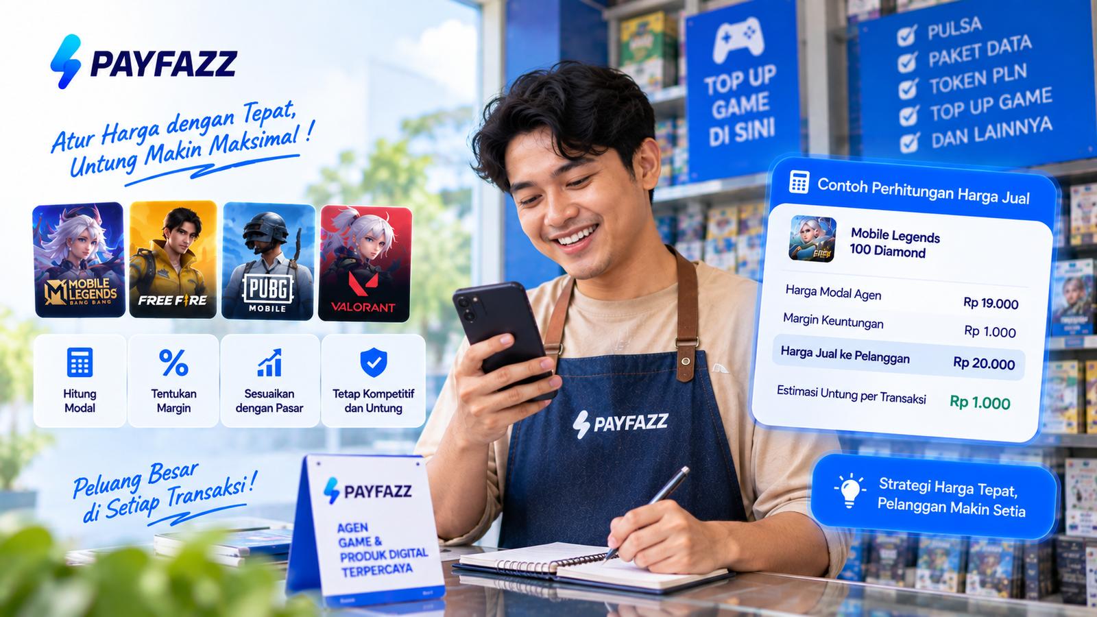 Cara Menentukan Harga Jual Voucher Games agar Tetap Untung