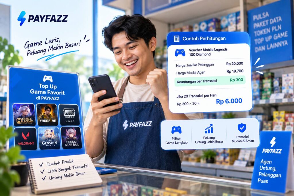 Jualan Voucher Games Bisa Jadi Tambahan Untung untuk Agen, Ini Cara Hitungnya