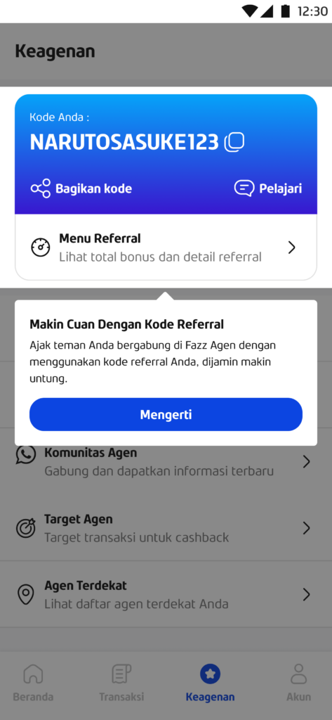 Fazz Agen - Cara Sebar Kode Referral ke Sobat 1